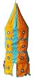 Lampshades Multicolored Applique Embroidered Fabric Indian-Style (clamp057)