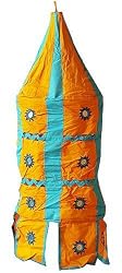 Lampshades Multicolored Applique Embroidered Fabric Indian-Style (clamp057)