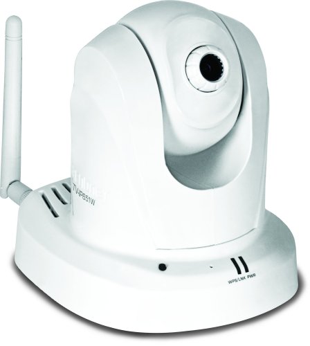 TRENDnet Wireless N Pan Tilt Zoom Network Surveillance Camera with 1-Way Audio TV-IP651W WhiteB007FGH708 