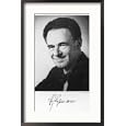 Fritz Albert Lipmann American Biochemist Born in Germany Collections Framed Photographic Poster Print, 19x25