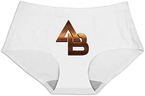 Women's Soft AB Music Silk Panties M White
