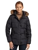 IMAGE OF Tommy Hilfiger Women's Hooded Down Jacket, Navy, Large