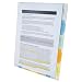 Wilson Jones View-Tab Professional Sorter, 5 Tabs, Letter Size, Multi-Color (W55120)