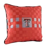 Texas Tech Red Raiders Square Pillow with Single Logo