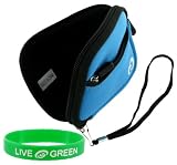 Neoprene Sleeve (Smurf Blue) Case for Canon PowerShot SD980IS Digital Camera Silver