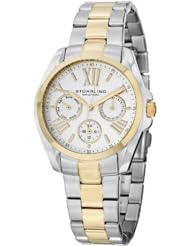 Stuhrling Original Womens 494.02 "Regent Dynamo" 23k Yellow Gold Plating and Stainless Steel Two-Tone Watch