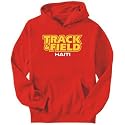 Hoodie Mens Red " TRACK & FIELD Haiti " Countries
