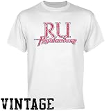 NCAA Radford Highlanders White Distressed Logo Vintage T-shirt