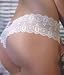 Bridal Pearl Brazillian Lace Panty (Small)