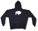 Buffalo Silhouette Logo Men's Hoodie Sweat Shirt Small thru 4XL