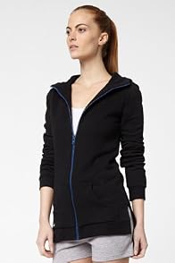Long Sleeve Full Zip Tunic Sweatshirt