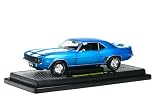 M2 Machines 1:24 scale '69 Chevrolet Camaro Z/28 RS (Lemon Blue Metallic)