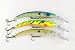 Lot of 3 Deep Diving 5.9 Fishing Lure Crankbaits for Northern Pike, Walleye, and Largemouth Bass