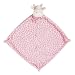 Chenille Pink Giraffe Security Blanket (Pink,No Size)