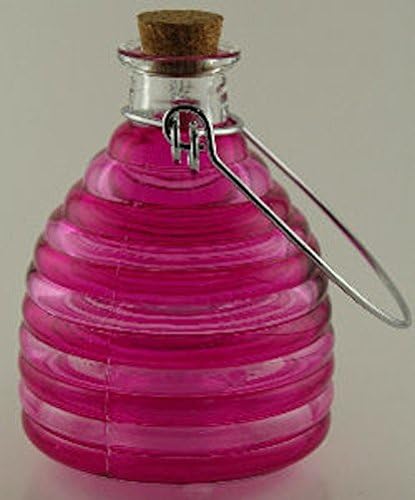 Toland Small Pink Glass Wasp Trap - 2 Pack