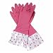 Gloveables Fashion Gloves in Pink Polka Dots