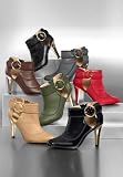 Metallic Heel Bootie