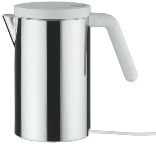Alessi WA09/80 W "HOT IT" Elektrische Wasserkessel, 0.80 L, wei&szlig;