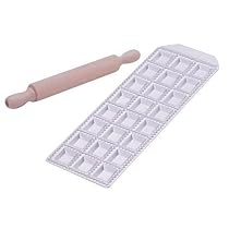Imperia Italian Ravioli Tray 24 Hole & Rolling Pin