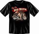 Produkt-Bild: geil bedrucktes Biker & Motorrad T-Shirt " Toys for Big Boys ! "