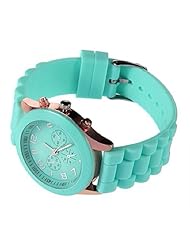 SODIAL(R) 2013 Popular Silicone Quartz Men/women/girl Unisex Jelly Wrist Watch