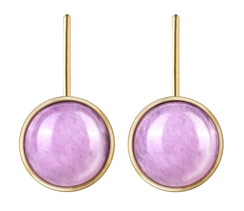 Sence Copenhagen Damen-Ohrringe Fairytale vergoldet purple Jade S855 Preisvergleich