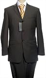 Van Dyke - NEW $1225 ITALIAN Solid Gray Men's Wool Suit - MERINO WOOL SUIT with MONEY BACK GUARANTEE