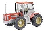 Dickie-Schuco 452588200 - Schuco - Schl&uuml;ter Super Trac 2500 VL, 1:87 , rot-silber, Vitrine mit Touchbox