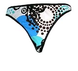 Raisins Hamptons Paint Junior Bikini Bottom Black Trim Large