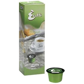 100 x Caffitaly Ecaffe Delicato Decaffeinated Coffee Capsules