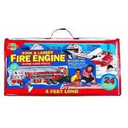 SHURE FIRE ENGINE SHAPED FLOOR PUZZLE