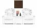 Dozydotes 11533 Theather Seating Pecan Brown Leather Like