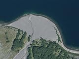 Aerial View of a River Delta on the Kamchatka Peninsula Photographic Poster Print by Carsten Peter, 40x30