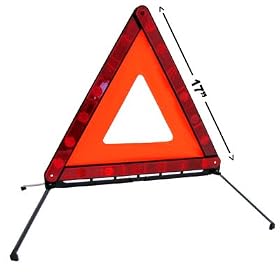 Emergency Warning Triangle Roadside Triangle with Case