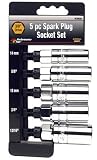 Wilmar W30936 5 Piece Spark Plug Socket Set