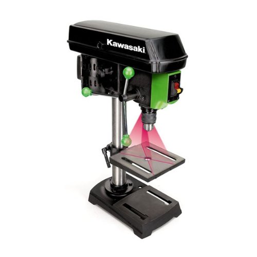 Kawasaki 840116 Black Benchtop 8-Inch Drill Press with Laser Guide