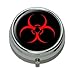 Biohazard Warning Symbol Pill Case Trinket Gift Box