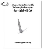 Advanced Practice Sheet Set 3 for The Drawing Breakthrough Kit: Scottish Fold Cat - Cliquez ici pour davantage d'informations sur ce livre