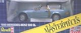 Revell Scale Masterpieces 8654 1990 Mercedes-Benz 500 SL Convertible Silver 1:18 Scale Diecast