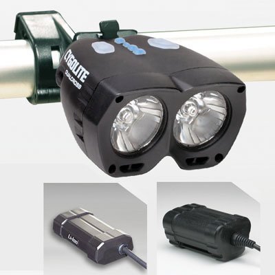 Cygo-Lite Dual Cross PRO Headlight LED Li-Ion Black