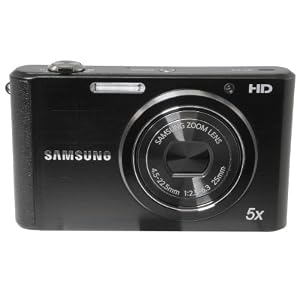Samsung ST77 Compact Digital Camera - Black - 16.1MP - 5x Optical Zoom