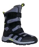 Merrell Boys Moab Polar Kid's Black Waterproof Suede Velcro Snow Boots