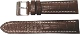 NEW BREITLING 20/18 BROWN CROCODILE PATTERN STRAP