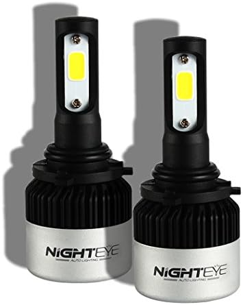 YBELE NIGHTEYE LED Headlights 72W All-in-One 360° - Cool White 6500K 6K - Low Beam/ High Beam/ Fog Light Bulbs - Super White - 9,000 Lm - 9006 /HB4 - 3 Yr Warranty