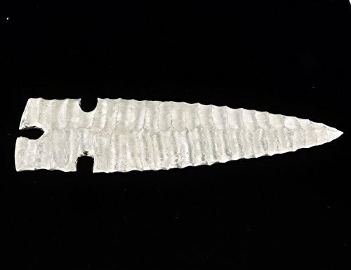 Sterling Silver Obsidian Style Arrowhead Blade