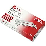 ACCO 1 Inch Capacity Prong Fastener Set, 2.75 Inch Centers, 50 Complete Sets per Box (A7012990H)