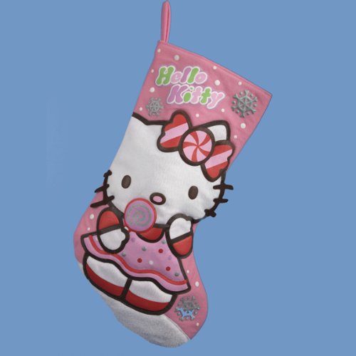 Kurt Adler 19-Inch Felt Hello Kitty Printed Stocking