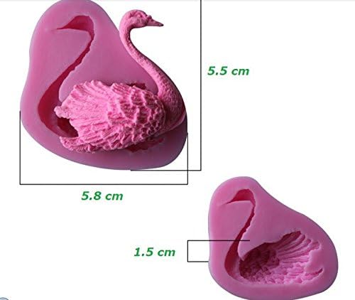 HSE DIY Silicone mold cooking tools 3D animal bird cygnus styling mold cake tools fondant cake decorating tools kitchen accessories