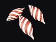 Pack of 3 Peppermint Twist Shatterproof Red Spiral Drop Christmas Ornaments