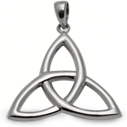 Celtic Triskele Sterling Silver Pendant Charm